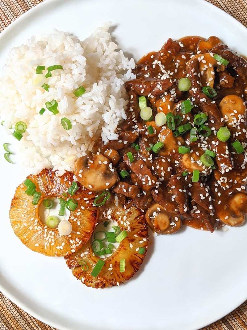 Pineapple Teriyaki Chicken Skewers